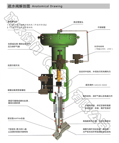 氣動(dòng)疏水閥解剖圖